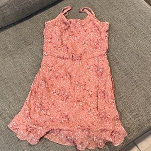 Abercrombie Kids Pink Floral Casual Dress